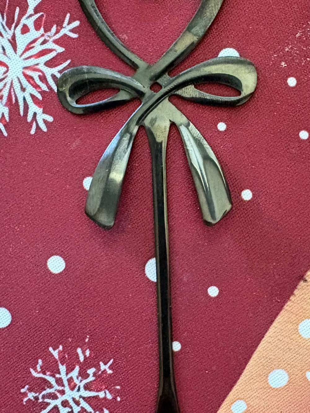Unbranded Heart Bow Metal coffee- Antique Gold - Picture 4 of 5